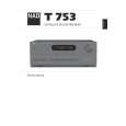 NAD T753 Owner's Manual cover photo