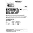 PIONEER KEHP20 X1IN/EW Service Manual cover photo