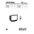 SONY KV29X2A Service Manual cover photo