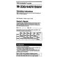 SONY M-440V Owner's Manual cover photo