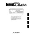 PIONEER A-X430 Owner's Manual cover photo