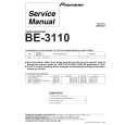 PIONEER BE-3110/KUW Service Manual cover photo