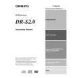 ONKYO DRS2.0 Owner's Manual cover photo