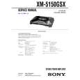 SONY XM5150GSX Service Manual cover photo