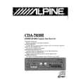 ALPINE CDA7939R Owner's Manual cover photo