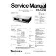 TECHNICS RSB48R Service Manual cover photo