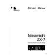 NAKAMICHI ZX7 Service Manual cover photo