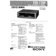 SONY EVO720P Service Manual cover photo