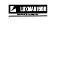 LUXMAN R1500 Service Manual cover photo