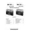 PIONEER SK-21 Service Manual cover photo