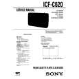 SONY ICFC620 Service Manual cover photo