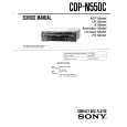 SONY CDP-N550C Service Manual cover photo