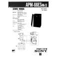 SONY APM66ESMKII Service Manual cover photo