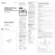 SONY ICFCD513 Owner's Manual cover photo