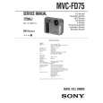 SONY MVCFD75 Service Manual cover photo