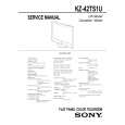 SONY KZ42TS1U Service Manual cover photo