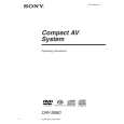 SONY DAVS880 Owner's Manual cover photo