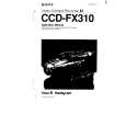 SONY CCD-FX310 Owner's Manual cover photo