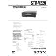 SONY STRV220 Service Manual cover photo