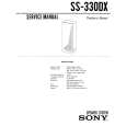 SONY SS-330DX Service Manual cover photo