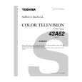 TOSHIBA 43A62 Service Manual cover photo