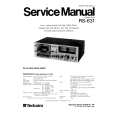 TECHNICS RS631 Service Manual cover photo