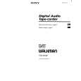 SONY TCDD100 Owner's Manual cover photo