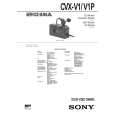 SONY CVXV1/P Service Manual cover photo