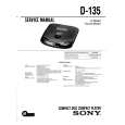 SONY D-135 Service Manual cover photo
