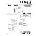 SONY KVA3411A Service Manual cover photo