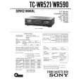 SONY TCWR590 Service Manual cover photo