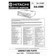 HITACHI DA-3500 Service Manual cover photo