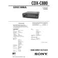 SONY CDX-C880 Owner's Manual cover photo