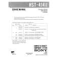 SONY HST414II Service Manual cover photo