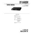 SONY XT-U400V Service Manual cover photo
