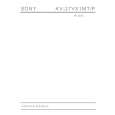 SONY KV27VX1MT Service Manual cover photo