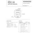 KENWOOD KSC34 Service Manual cover photo