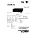 SONY TA-A790E Service Manual cover photo