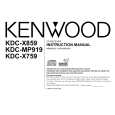 KENWOOD KDCMP919 Owner's Manual cover photo