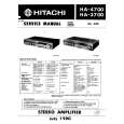 HITACHI HA-3700 Service Manual cover photo