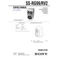 SONY SSRV2 Service Manual cover photo