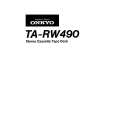 ONKYO TA-RW490 Owner's Manual cover photo