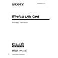SONY PEGAWL100 Owner's Manual cover photo