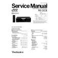 TECHNICS RSDC8 Service Manual cover photo