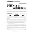 PIONEER DVR-A11XLA/KBXV/5 Owner's Manual cover photo