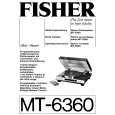 FISHER MT6360 Owner's Manual cover photo