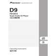 PIONEER PD-D9-S/LFXJ Owner's Manual cover photo