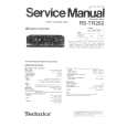 TECHNICS RS-TR262 Service Manual cover photo