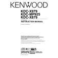 KENWOOD KDCMP925 Owner's Manual cover photo
