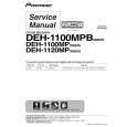 PIONEER DEH-1180MP/XF/BR Service Manual cover photo